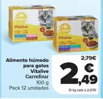 Carrefour Alimento húmedo para gatos carrefour oferta