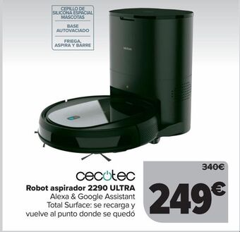 Carrefour Robot aspirador 2290 ultra cecotec oferta