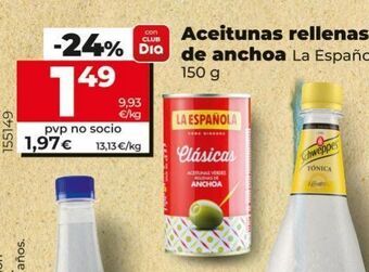 Maxi Dia Aceitunas rellenas de anchoa la española oferta