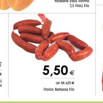 Cash Ifa Chorizo barbacoa oferta