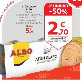 Alcampo Atún claro oferta