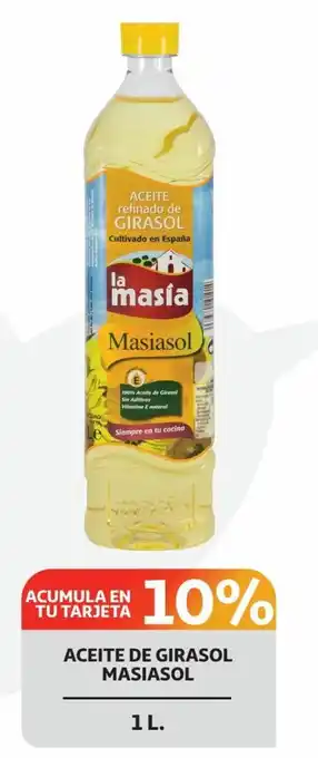 Alcampo Masiasol Aceite de Girasol 1 L. oferta