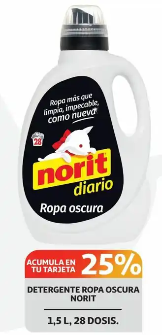 Alcampo Norit Detergente Ropa Oscura 1.5 L, 28 Dosis oferta