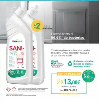 Stanhome 2 Sani Wc oferta