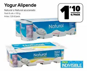 AhorraMas Yogur natural alipende oferta