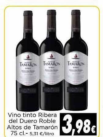 Proxi Vino Tinto Ribera Del Duero Roble Altos De Tamarón oferta