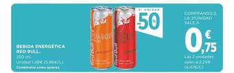 Supercor Bebida Energética Red Bull oferta