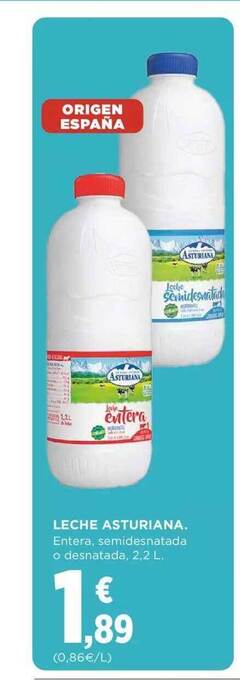 Supercor Leche Asturiana oferta