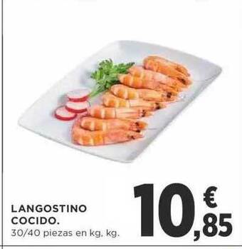 Supercor Langostino Cocido oferta