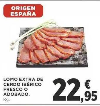 Supercor Lomo Extra De Cerdo Ibérico Fresco O Adobado oferta