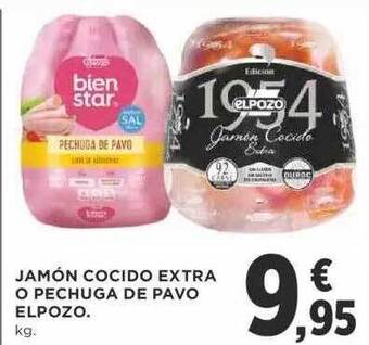 Supercor Jamón Cocido Extra O Pechuga De Pavo Elpozo oferta