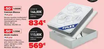 Carrefour Colchón Bianca Arcón Madera Flex oferta