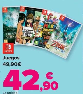 Carrefour Juegos oferta