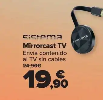 Carrefour Sistema Mirrorcast Tv oferta
