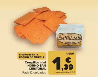 Carrefour Crespillos Mini Horno San Cristóbal oferta