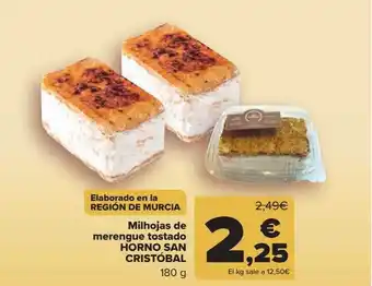 Carrefour Milhojas De Merengue Tostado Horno San Cristóbal oferta