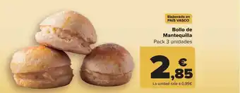 Carrefour Bollo De Mantequilla oferta