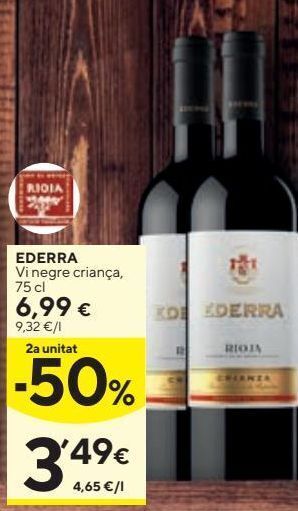 Caprabo Vino tinto ederra oferta