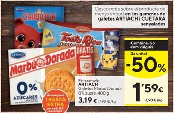 Caprabo Galletas artiach oferta