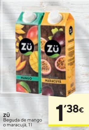 Caprabo Zumo zu premium oferta
