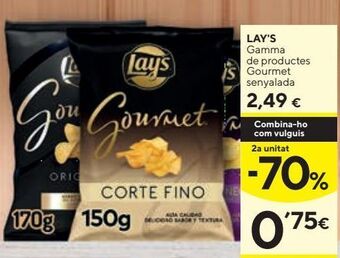 Caprabo Patatas fritas lay's oferta