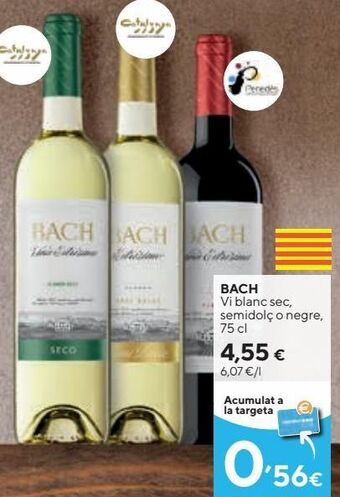 Caprabo Vino blanco bach oferta