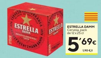 Caprabo Cerveza estrella damm oferta