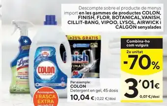 Caprabo Detergente líquido colon oferta