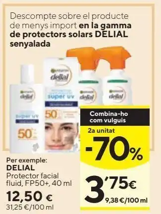 Caprabo Crema solar delial oferta