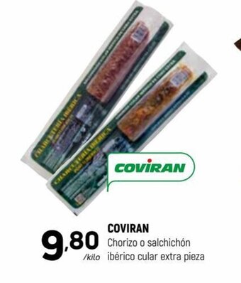 Coviran Coviran Chorizo o salchichón ibérico cular extra pieza oferta