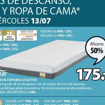 JYSK Colchón de espuma oferta