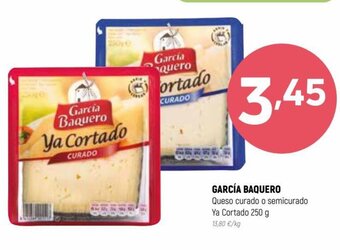 Coviran García Baquero Queso curado o semicurado Ya Cortado 250 g oferta