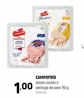 Coviran Campofrío Jamón cocido o pechuga de pavo 110 g oferta