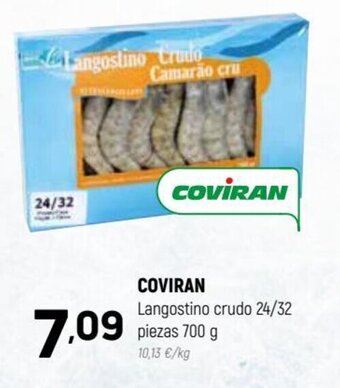 Coviran Coviran Langostino crudo 24/32 piezas 700 g oferta