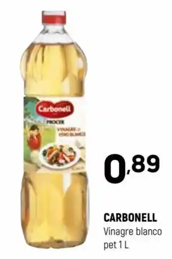 Coviran Carbonell Vinagre blanco pet 1 L oferta
