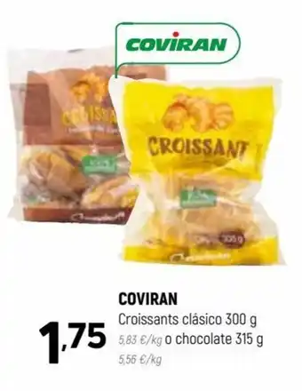 Coviran Coviran Croissants clásico 300 g, o chocolate 315 g oferta