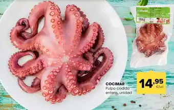 Autoservicios Familia Pulpo cocido cocimar oferta