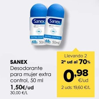 Autoservicios Familia Desodorante sanex oferta