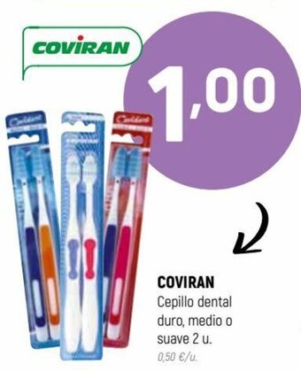 Coviran Coviran Cepillo dental duro,medio o suave 2 u. oferta