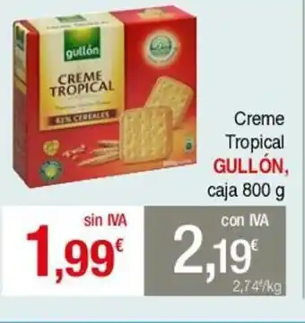 Masymas Gullón Creme Tropical caja 800g oferta