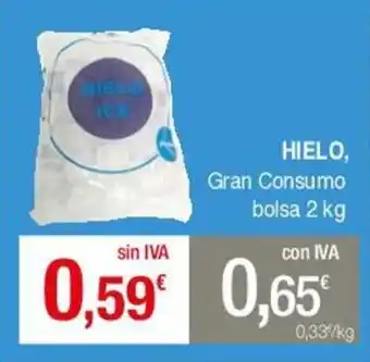 Masymas Hielo Gran Consumo bolsa 2 kg oferta