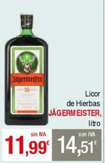 Masymas Jágerm Eister Licor de Hierbas litro oferta