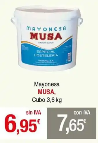 Masymas Musa Mayonesa Cubo 3,6 kg oferta