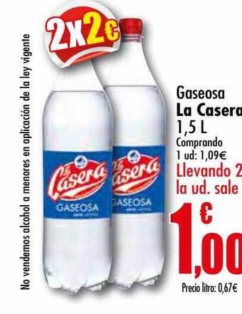Unide Supermercados Gaseosa La Casera oferta