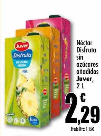 Unide Supermercados Néctar Disfruta Sin Azúcares Añadidos Juver oferta