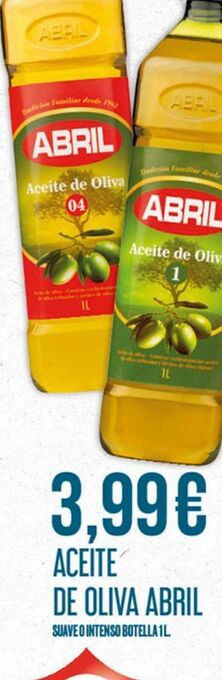 Claudio Aceite de oliva abril oferta