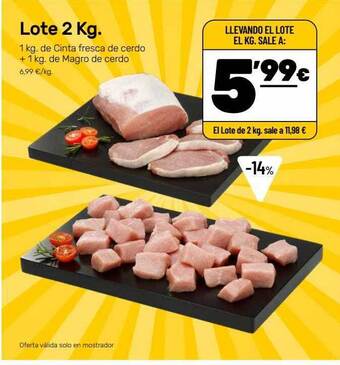 AhorraMas Lote 2 Kg oferta