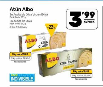 AhorraMas Atún Albo oferta