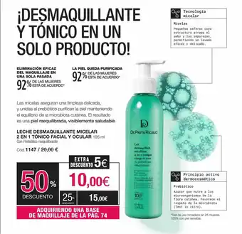 Stanhome Leche Desmaquillante Micelar 2 En 1 Tónico Facial Y Ocular oferta