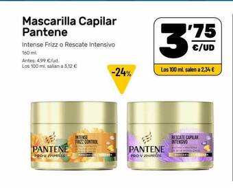 AhorraMas Mascarilla Capilar Pantene oferta